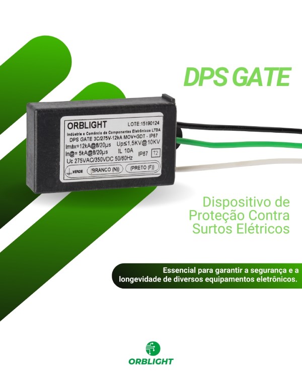 O DPS GATE é um Dispositivo de Proteção Contra Surtos Elétricos Essencial!